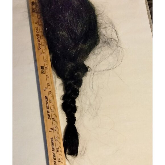 Black Braided Wig Halloween Pirate Hippie Costume - Picture 4 of 6